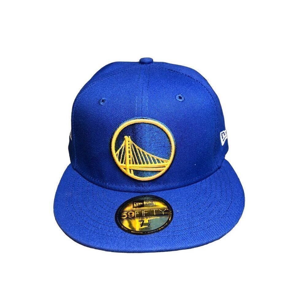 New Era Golden State Warriors 59FIFTY Fitted Hat Cap Size 7 1/2